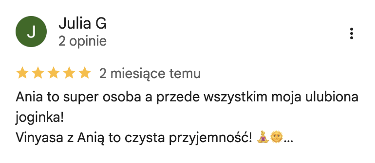 Opinia uczestniczki warsztatów — 8