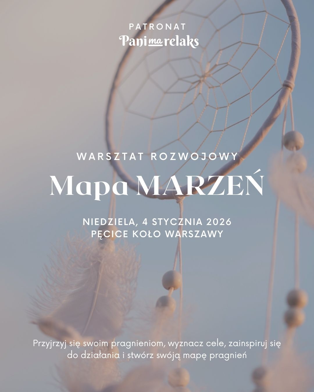 Plakat warsztatu Mapa MARZEŃ, 4 stycznia 2026